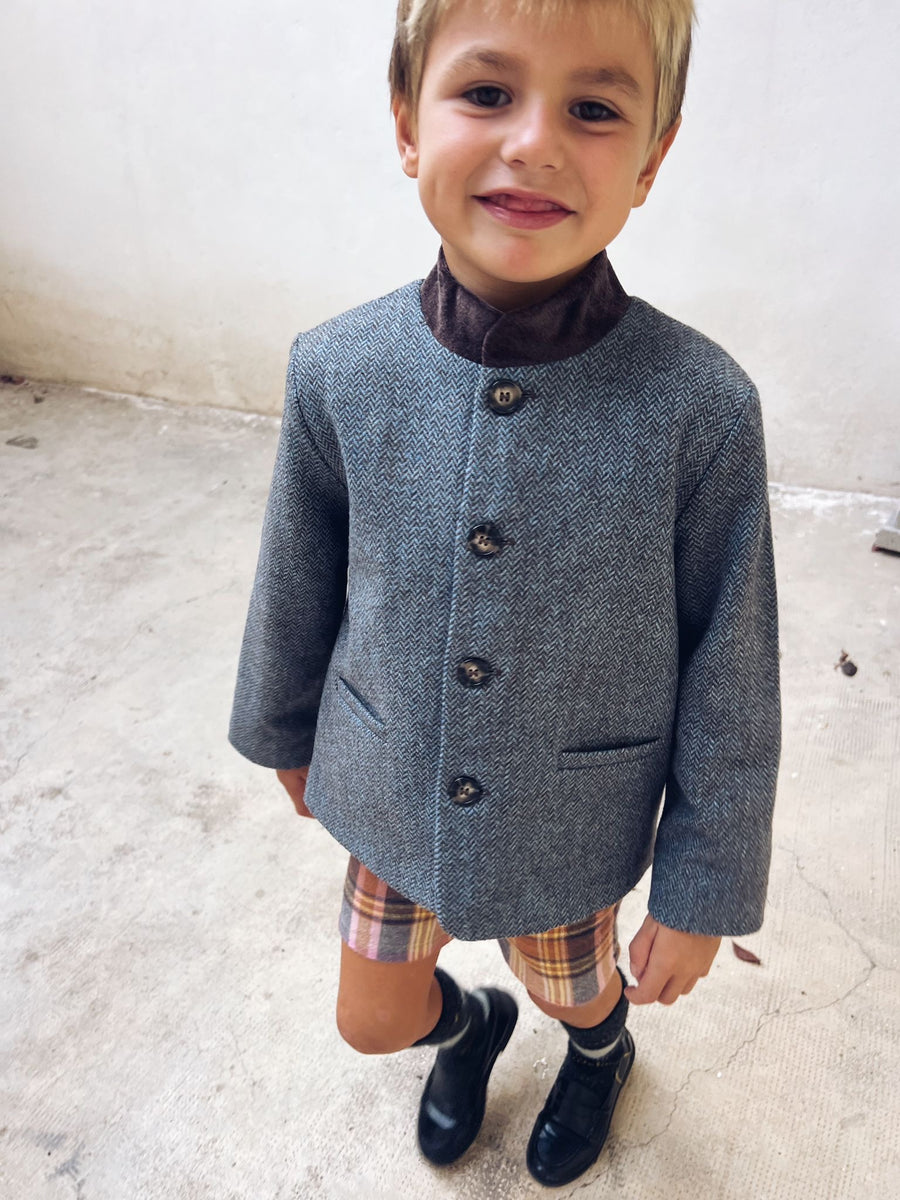 Chaqueta Niño Espiga Azul